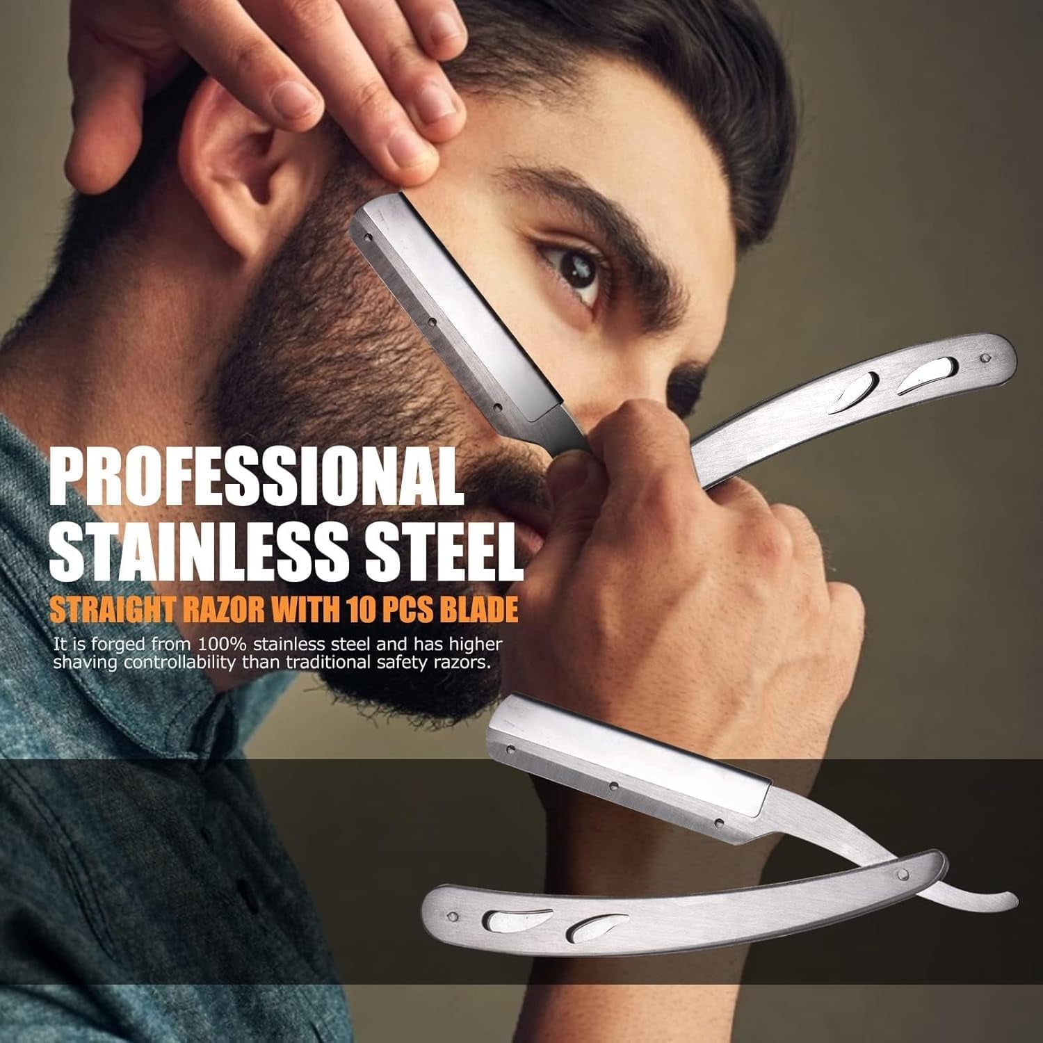 Coffret Barbe Homme 12-en-1 – Soin Premium avec Huile, Shampoing, Brosse & Accessoires